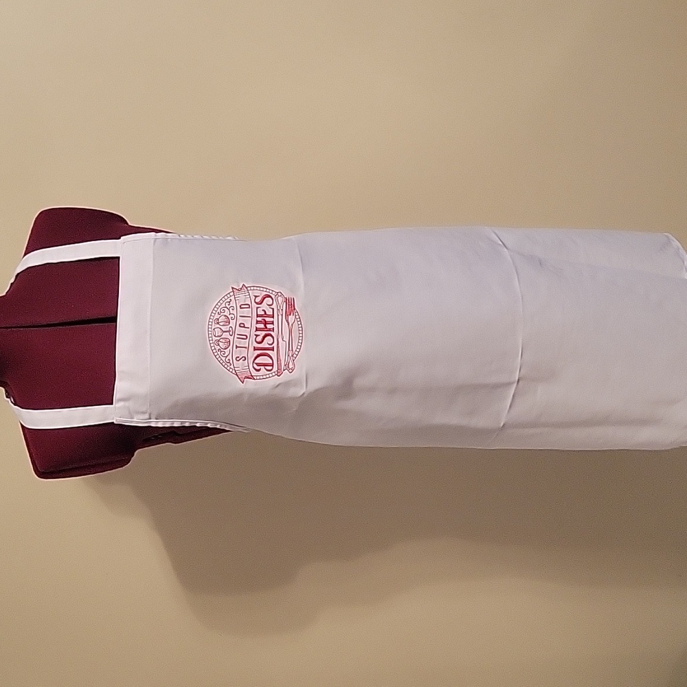 Stupid Dishes  Embroidered Adult Apron